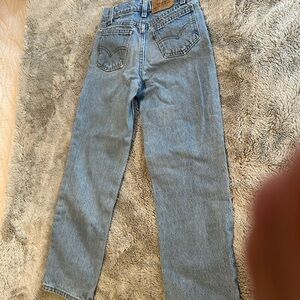 Levi's Classic Blue Straight Leg Jeans